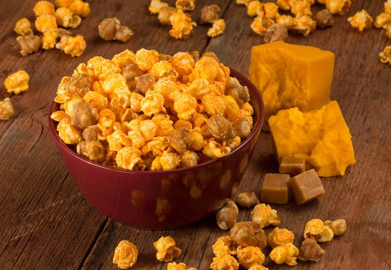 Carmel Cheddar Popcorn