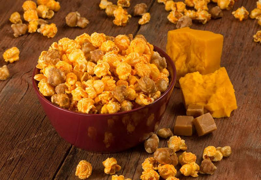 Carmel Cheddar Popcorn